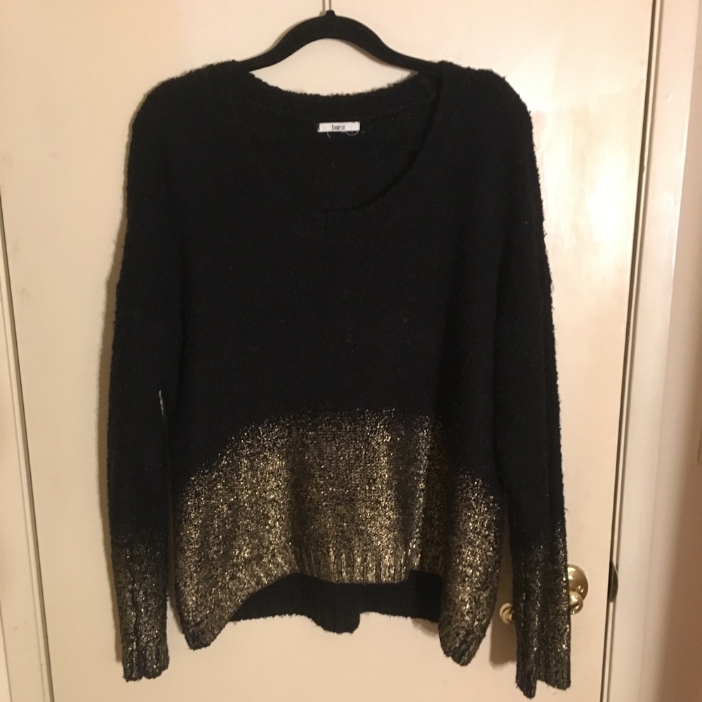 Black ombré sweater